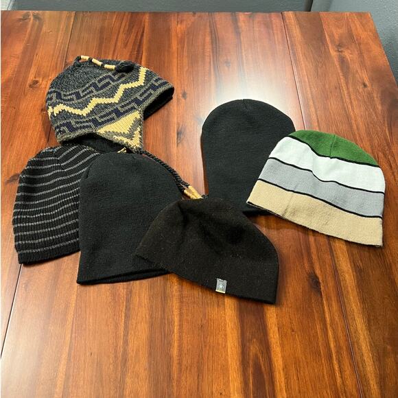 5 Winter Beanies/Knit Hat, Smartwool & Mixed Brands – Unisex - Picture 1 of 4